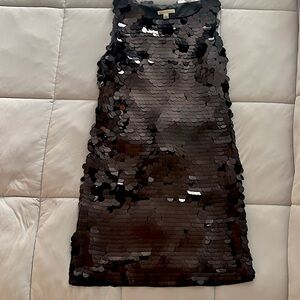 Banana Republic Short Black Sequin Dress Size 6